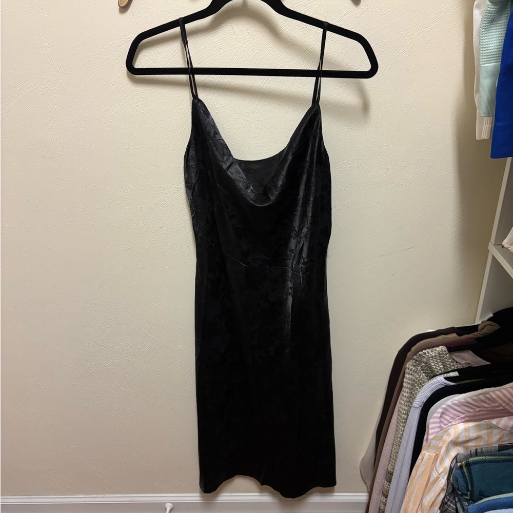 Urban Outfitters Black Lace-up Back Dress